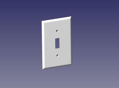 Toggle style switch cover