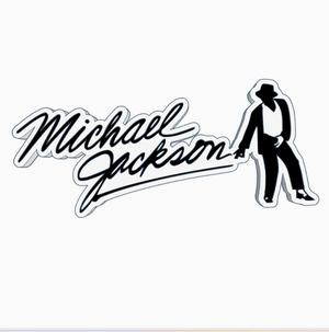 MICHAEL JACKSON Logo Display by MANIACMANCAVE3D