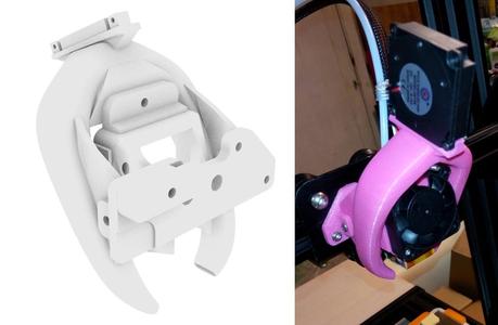 CR-10 FANG OEM fan duct assembly - easy & sturdy print