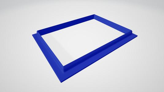 Rectangle 14x10" die-cutting mold