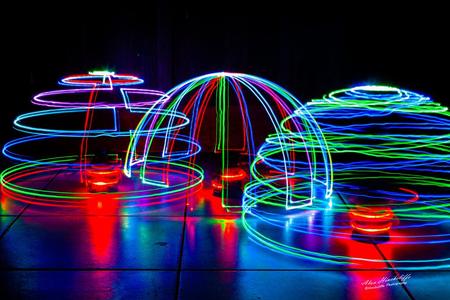 Light painting robot