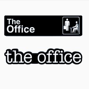 2x THE OFFICE Logo Display by MANIACMANCAVE3D