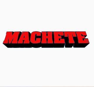 MACHETE Logo Display by MANIACMANCAVE3D