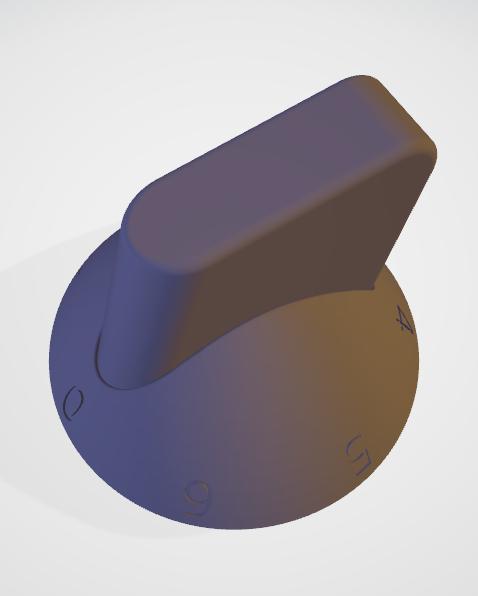 Zanussi Stove Knob Zel63