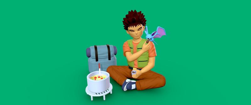 Brock cooking - Pokemon - 3D PRINT