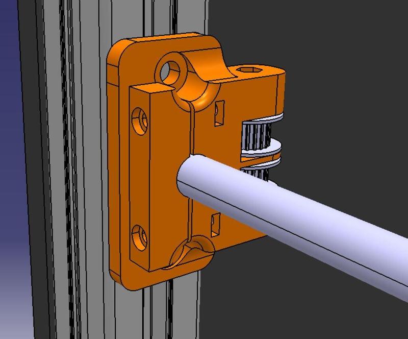 Hypercube Evolution Pulley Mount For 8 & 10mm Rod