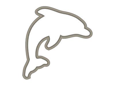 Dolphin cookie cutter