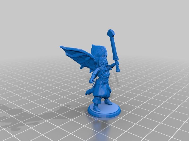 DesktopHero Female Miniature 28mm