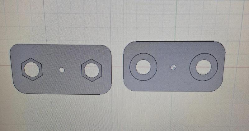 Front and back plate for hermetic box