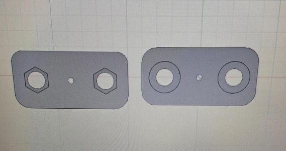Front and back plate for hermetic box