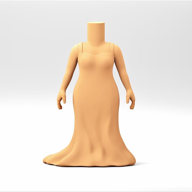 A female Body in a Funko POP style. WB_03