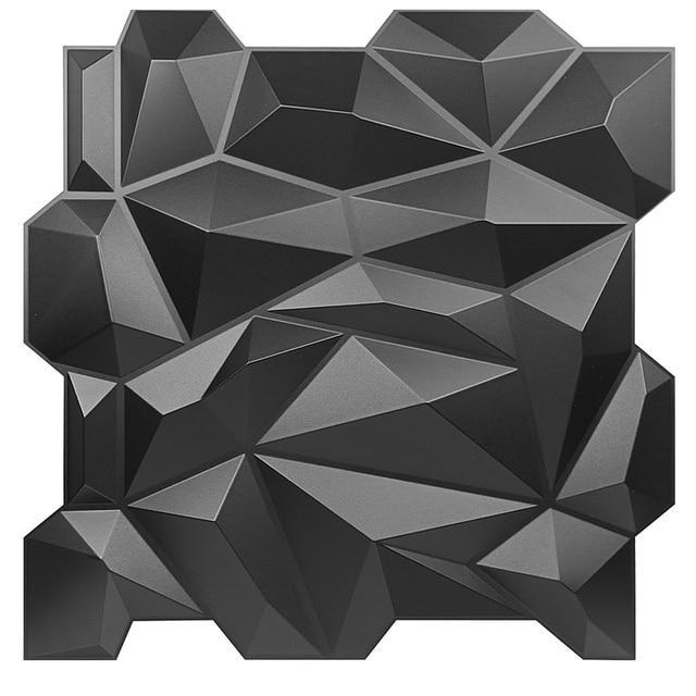 3D GEOMETRIC DIAMOND WALL PANEL