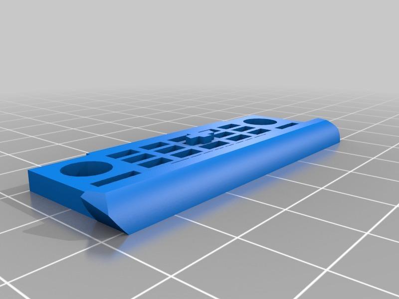 Square Body Chevy round light keychain