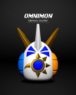 Omnimon Digiegg Memory Counter Digimon TCG