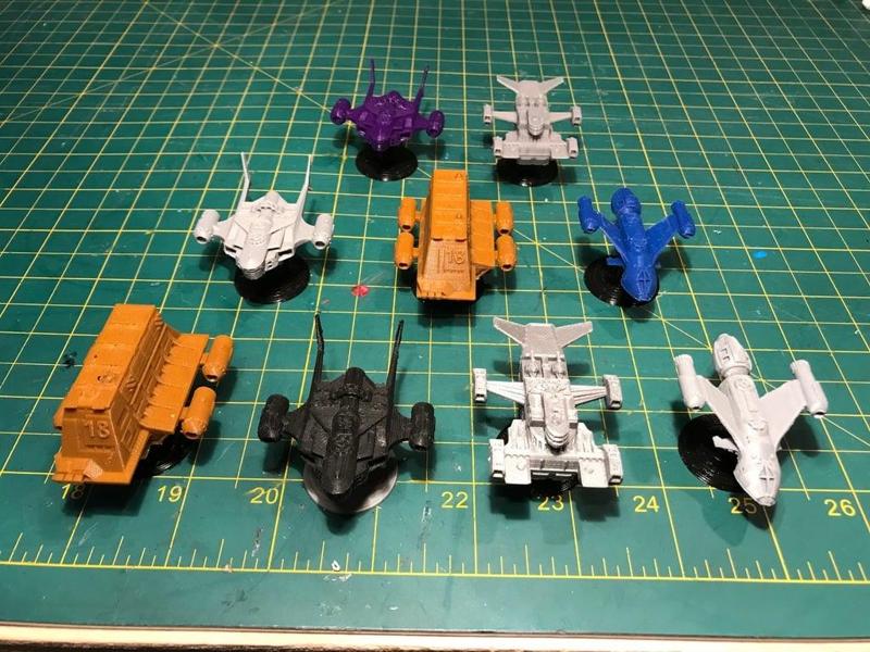 Firefly Board game Ships (extras)
