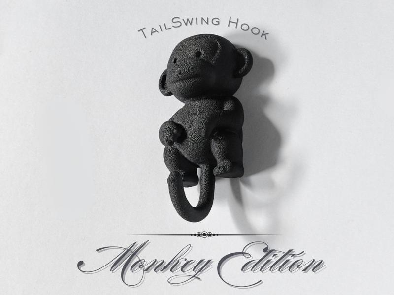 TailSwing Hook – Minimalist Monkey Edition