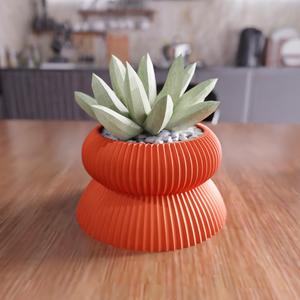 3D Round Pot and Bowl STL File - 406
