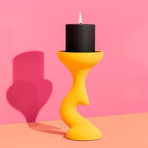Twist Pop Candlestick – Modern Memphis-Style Candle Holder