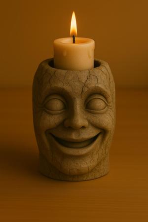 Relic of Joy – Smiling Face 3D Planter / Pen Holder