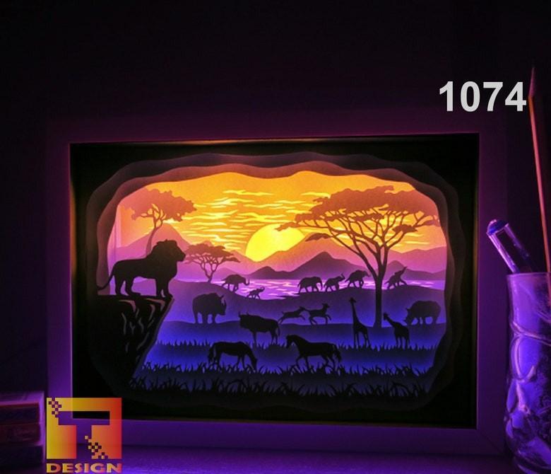 African savannah lightbox