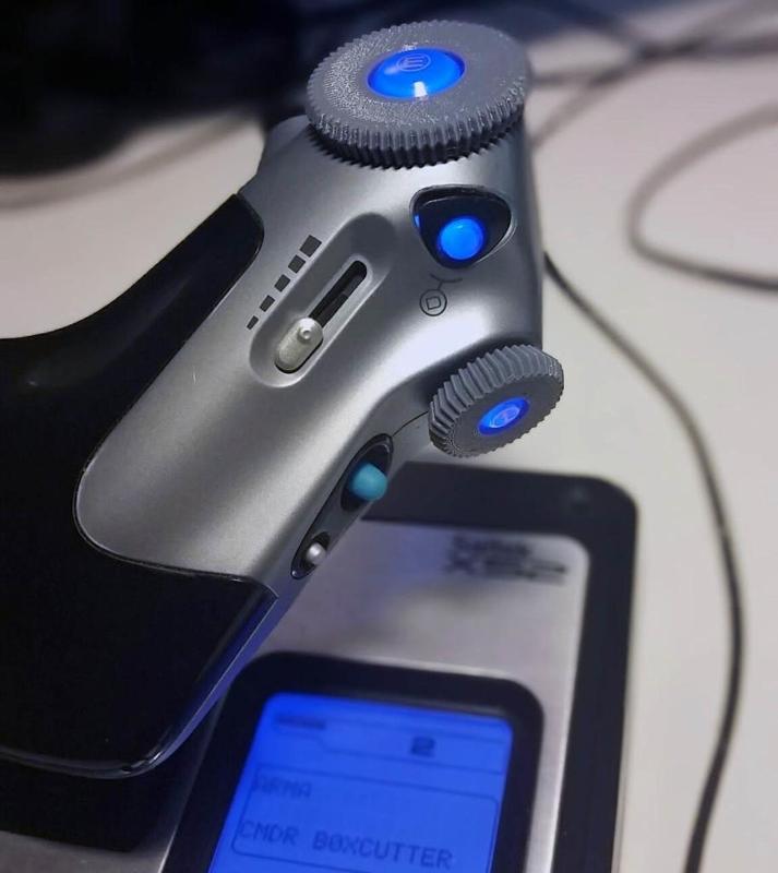 Saitek Logitech X52 HOTAS thumb wheel knob