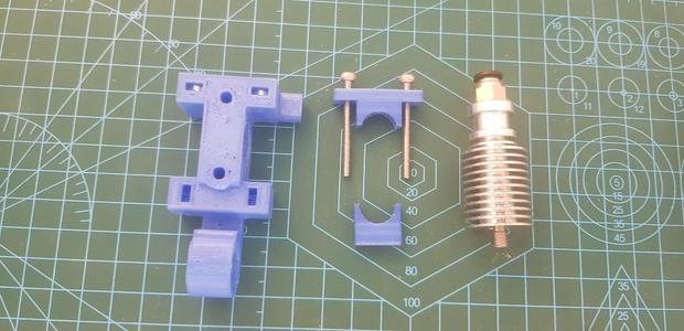 Geeetech Me Creator X-motor carriage v2 (direct drive bowden hotswap test)