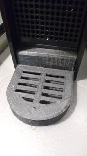 Nespresso Krups lowered drip tray