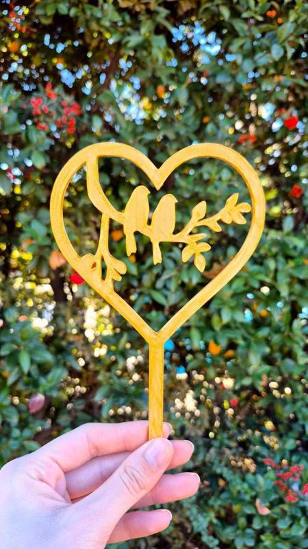 doves wedding topper