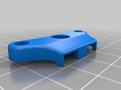 Flashforge dual extruder PTFE guide tube mounts