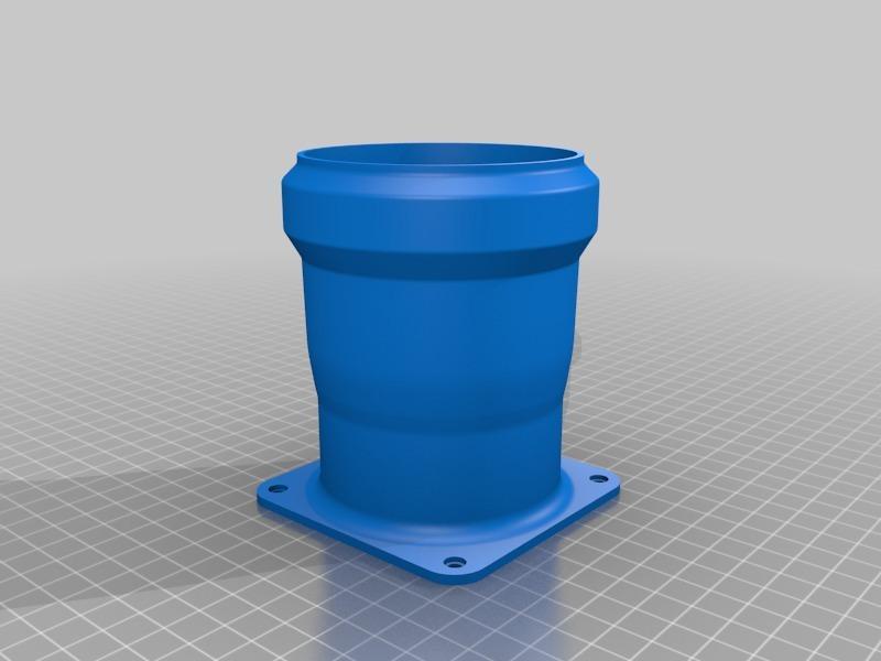 DN75 Exhaust Coupler / Blinds Box Fume Outlet 
