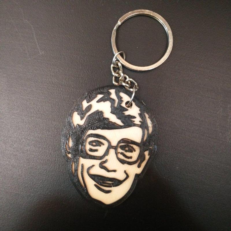 Stephen hawking keychain