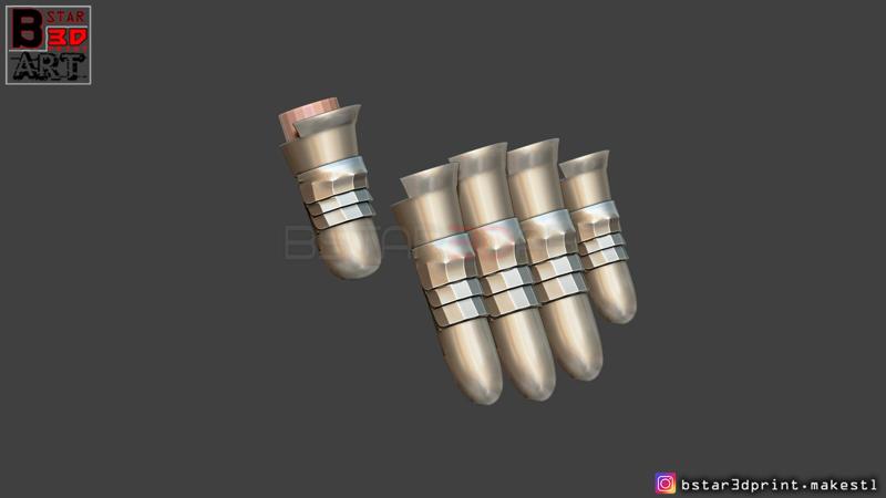 Cloud Finger Armor - Final Fantasy VII remake PS4 For cosplay 3D print model