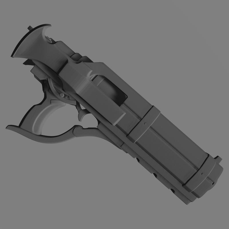 Rufus Shinra Gun 1 Final Fantasy 7 FF7