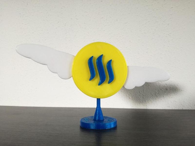 SteemCoin with feathers