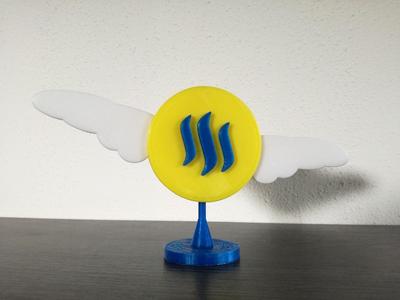 SteemCoin with feathers