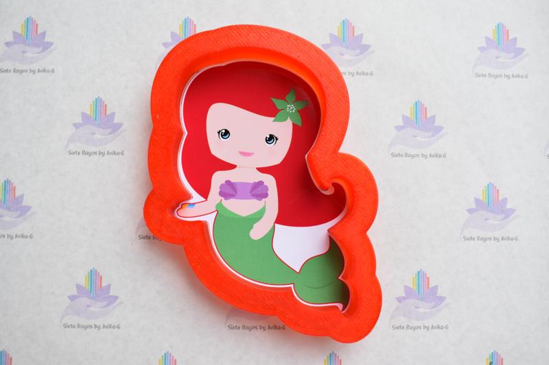 Little Mermaid / Mermaid Ariel Cookie Cutter 10cm