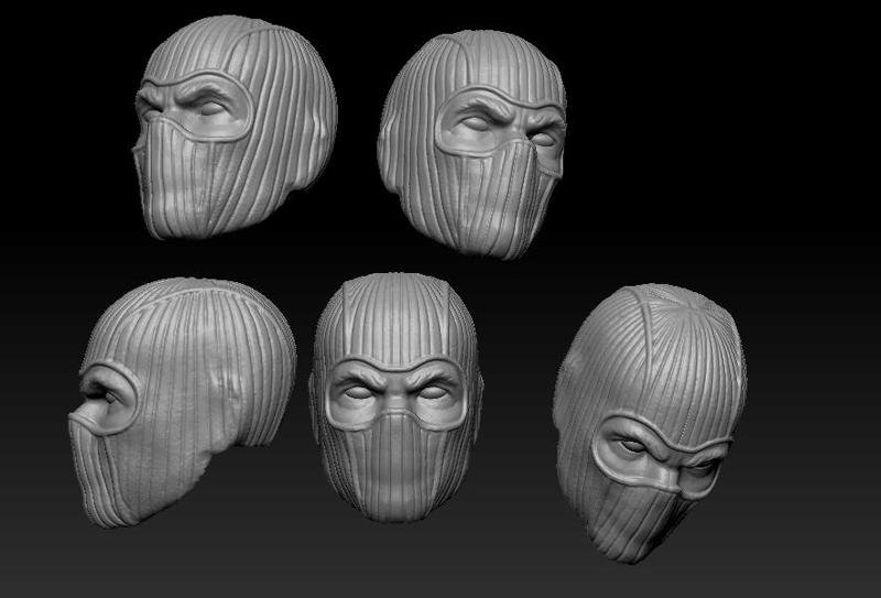 gi joe classified beach head 86 style clasiic mask 50 th style