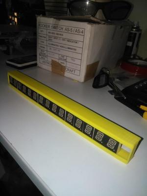 16 Segment display holder for 16Nos display