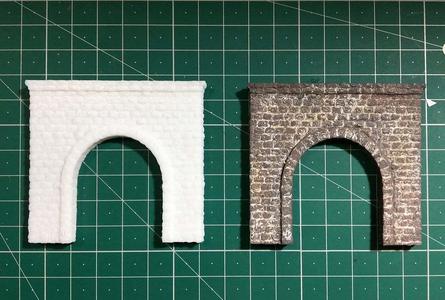 N scale Tunnel Portal for Model Railroad