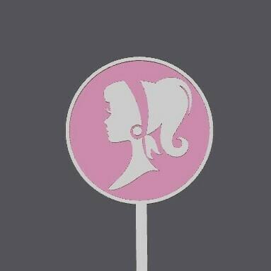 BARBIE MINI CAKE TOPPER - Headband