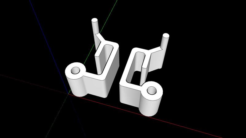 Fixing pins for Ikea shoe cabinet