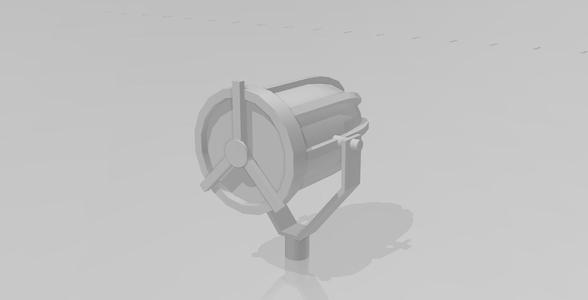 Searchlight for ship models