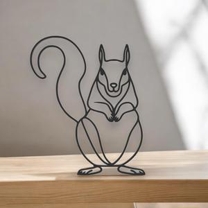 Squirrel Line Art - Desktop Line Art