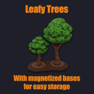 Modular Leafy Trees with Magnetic Bases – Scenic Clumps & Lines