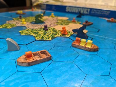 Survive board game Boat