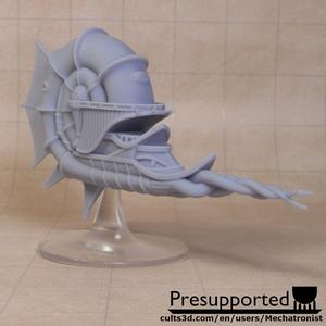 Illithid Nautiloid Miniature Mind Flayer Spelljammer Ship from DnD