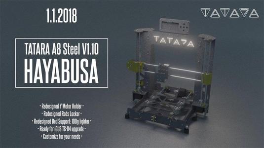 Tatara A8 Steel Frame V1.1 Hayabusa - Anet A8 Swap it and more.