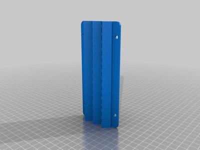 Screwdriver bit wall mount