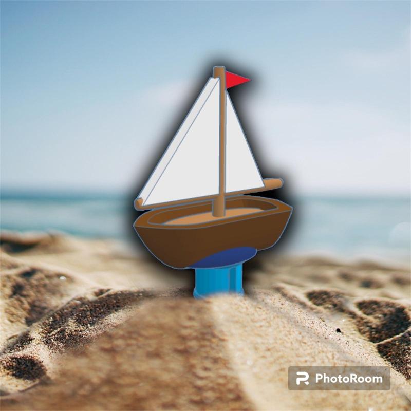 Sail Boat Crocs Pin