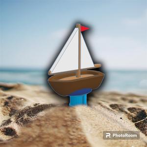 Sail Boat Crocs Pin